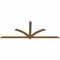 Ekena Millwork Redmond Smooth Timber Gable Bracket, Western Red Cedar, 96"W x 36"H x 1 1/2"D x 3 1/2"F, 9/12 Pitch GBW096X36X0204RED00SWR - alternate 4